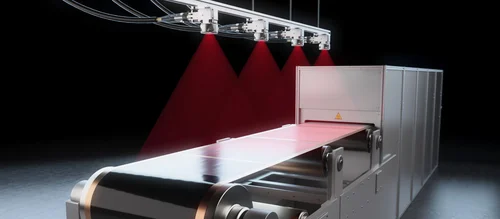 Diode laser drying of electrodes for lithium-ion batteries in a roll-to-roll process by Laserline diode lasers