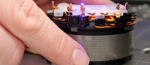 Welding of a small auxiliary motor with blue diode laser by Laserline diode lasers